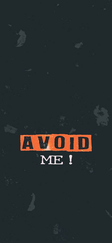 avoid phone wallpaper